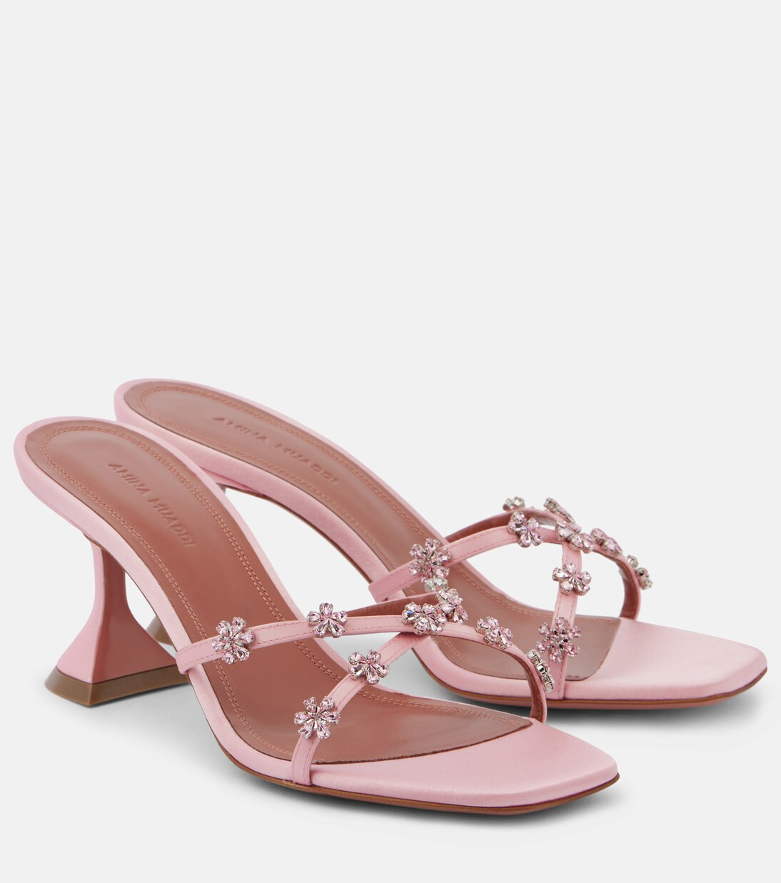 70 embellished satin sandals | Mytheresa (INTL)