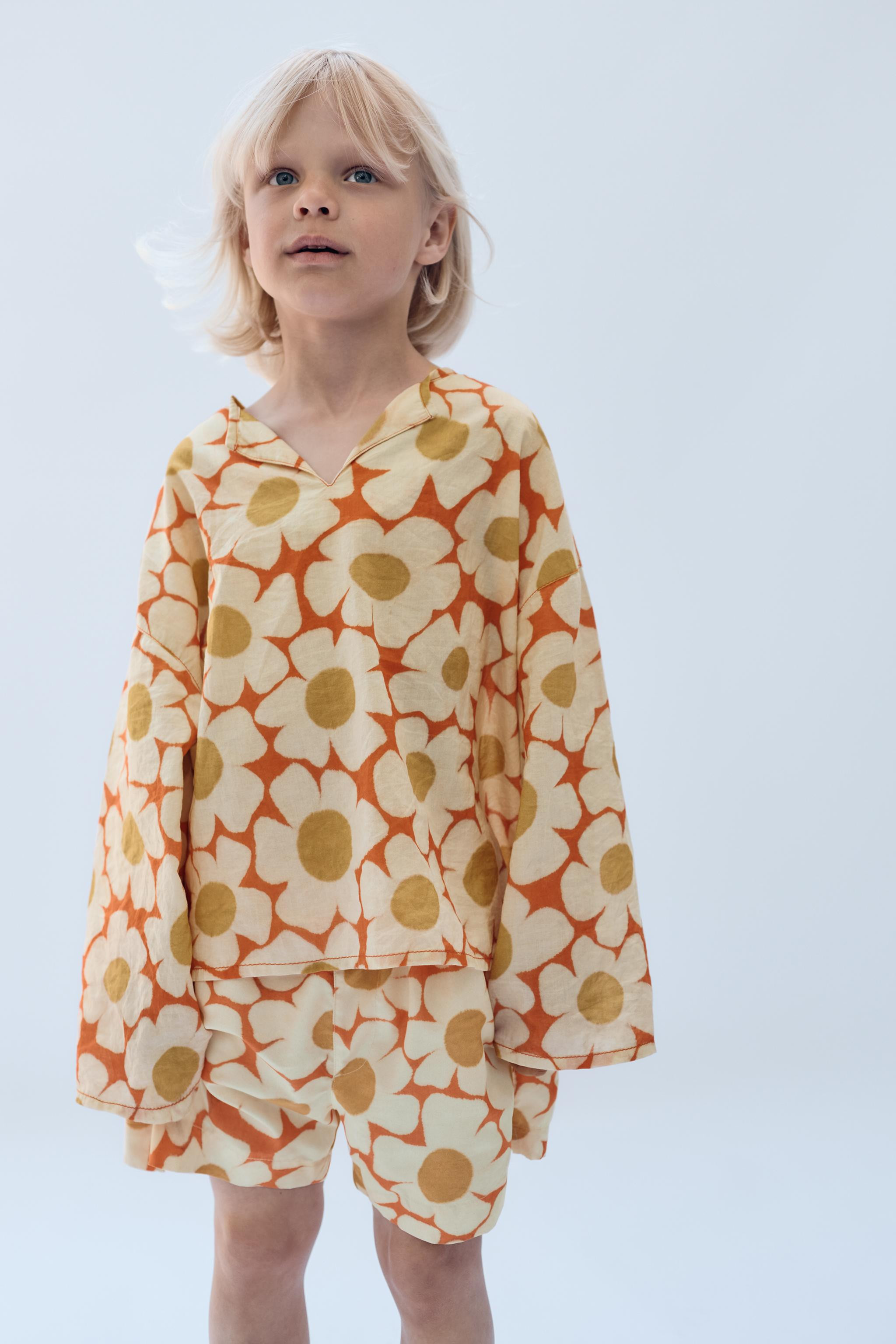 2-14 YEARS/ LIMITED EDITION FLORAL SHIRT | Zara US
