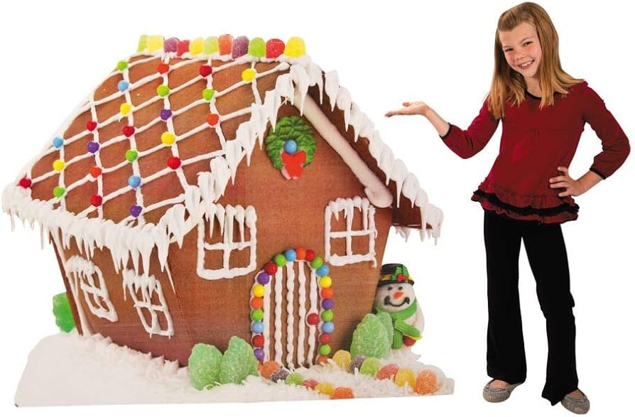 Gingerbread House Cardboard Stand up for Christmas (5 feet x 4 feet) | Amazon (US)