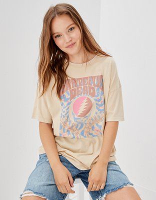 AE Oversized Grateful Dead Graphic Tee | American Eagle Outfitters (US & CA)