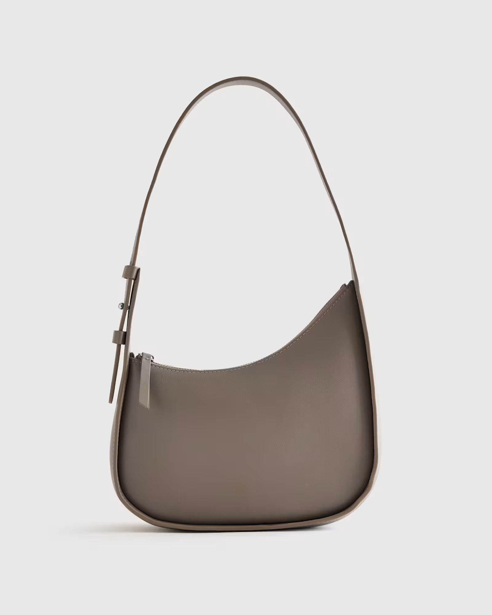 Italian Leather Asymmetrical Mini Shoulder Bag | Quince