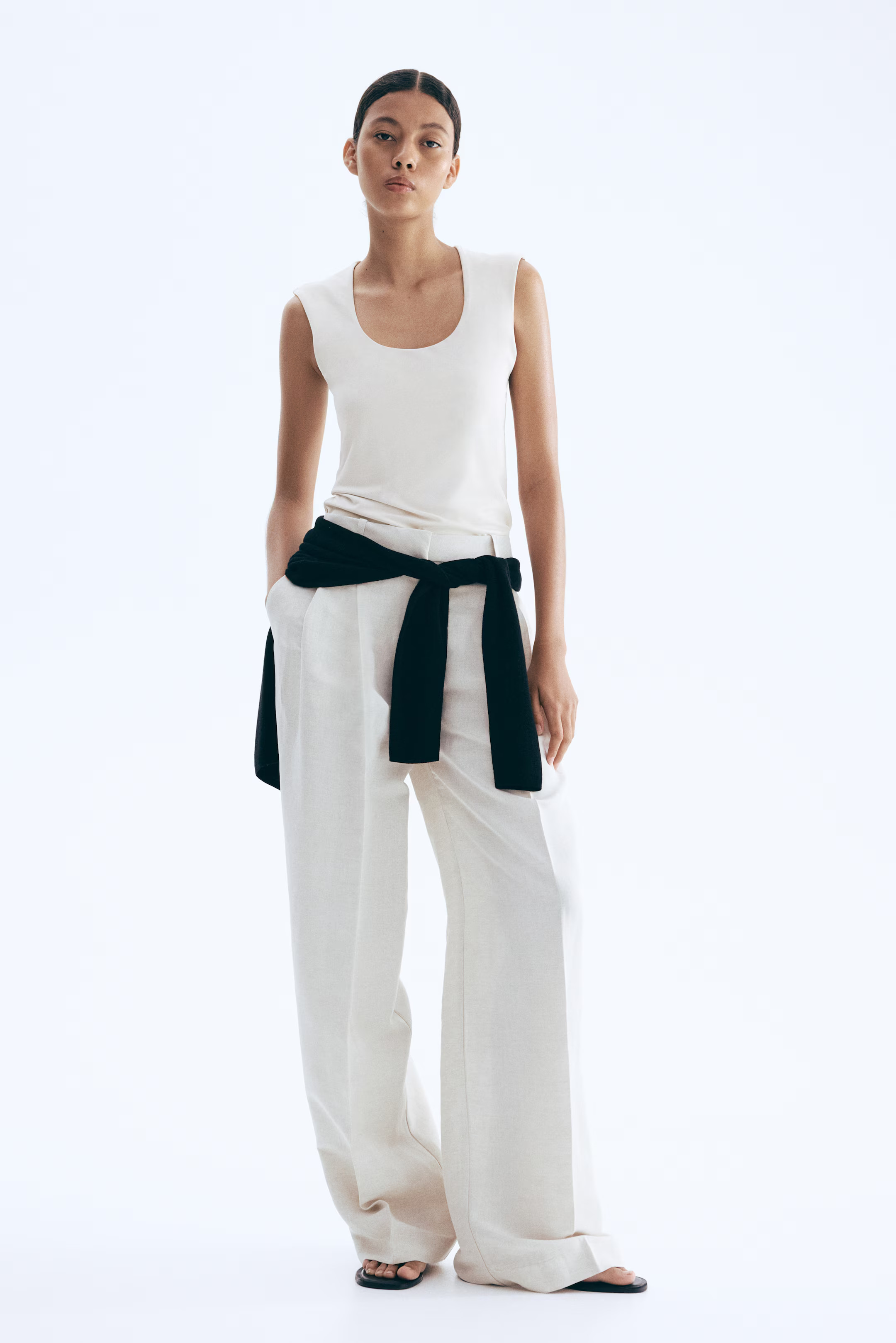 Microfiber Sleeveless Top | H&M (US + CA)