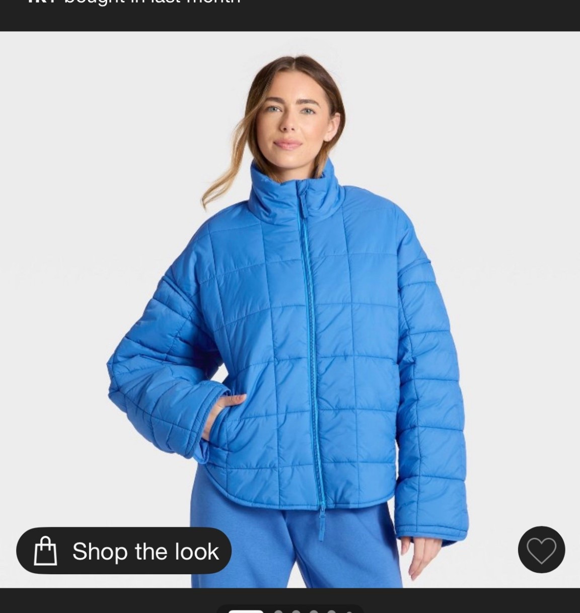 This oversized quilted puffer is giving Free People vibes — but at a fraction of the price 💙
The Vibrant Blue is everything — cozy, bold, and perfect for layering all season long.

#LTKFinds #WinterStyle #TargetStyle #PufferJacket #FreePeopleLookalike #OOTD #JoyLab #AffordableFashion #StyleInspo #LTKWinter 

#LTKSaleAlert #LTKSeasonal #LTKSaleAlert