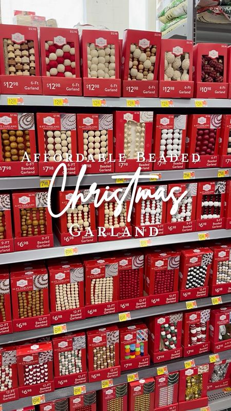 Find wood and other beaded garland at Walmart starting at $2.98. They have so many styles and lengths that range from 6ft, 9ft, and 12ft.


•

•

@walmart #walmartfinds #walmart #christmas #christmasdecor #thresholdwithstudiomcgee  #christmastreedecorating #target #garlands #christmastree #halloween #studiomcgeetarget #rusticchristmas #pampasgrass #jungalowxtarget #targetbullseyesplayground #hearthandhandwithmagnolia #coffeebardecor #falldecor #consoletable #shelfdecor #plantlover #shelfstyling #consoletabledecor #coffeelover #bookshelfdecor #moderndecor #neutraldecor #fauxplants @walmart @walmartfashion 

#LTKHoliday #LTKCyberWeek #LTKhome