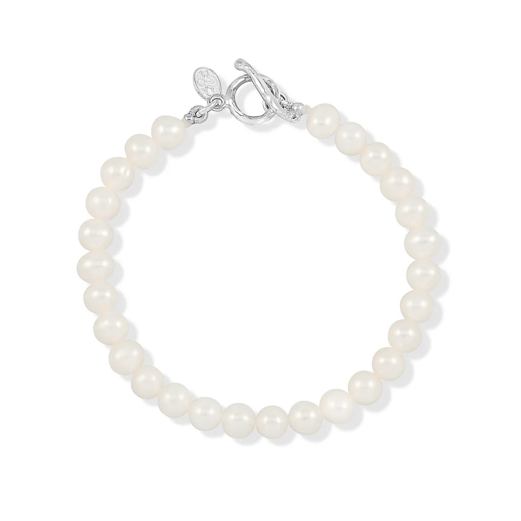 Timeless White Freshwater Pearl Bracelet | Dower & Hall