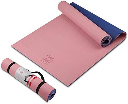 Yoga Mat Eco Friendly TPE Non Slip Yoga Mats By SGS Certified ,72"x24" Extra Thick 1/4" for Yoga ... | Amazon (US)