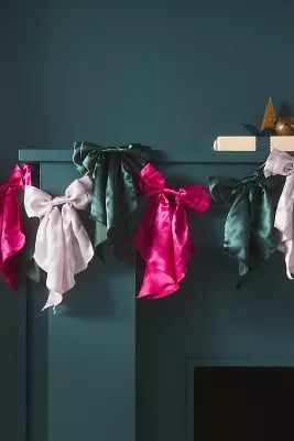 Satin Bow Garland | Anthropologie (US)