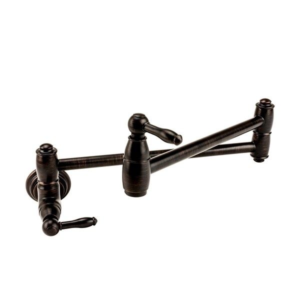 Brienza Traditional Wall-Mount Pot Filler in Oil Rubbed Bronze | Bed Bath & Beyond