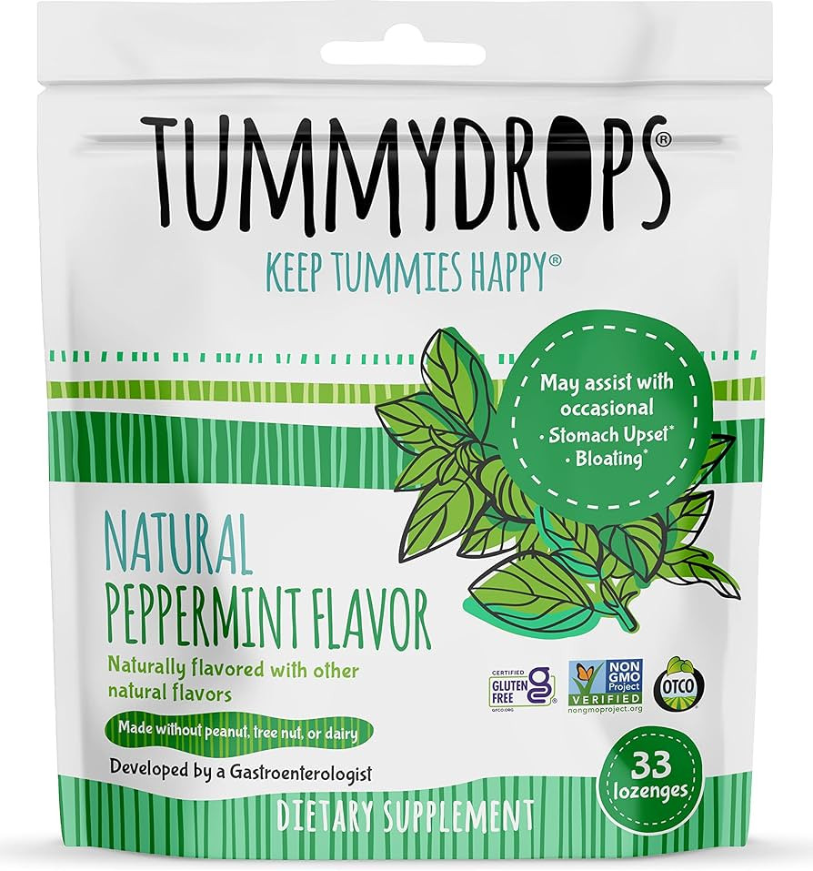 Tummydrops, Natural Peppermint, 30 Drops | Amazon (US)