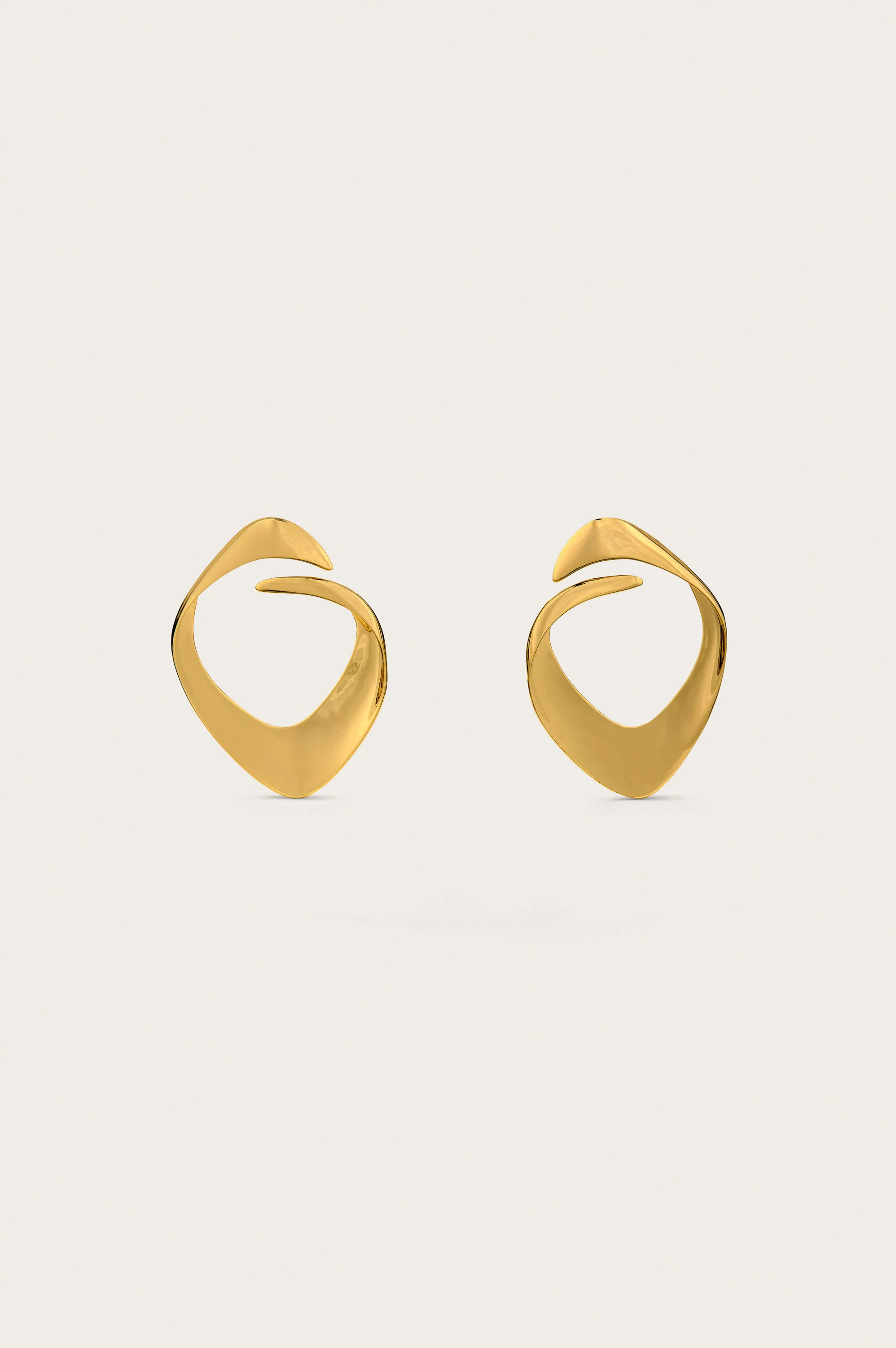 LOLA EARRING - SHINY BRASS | Cult Gaia - US
