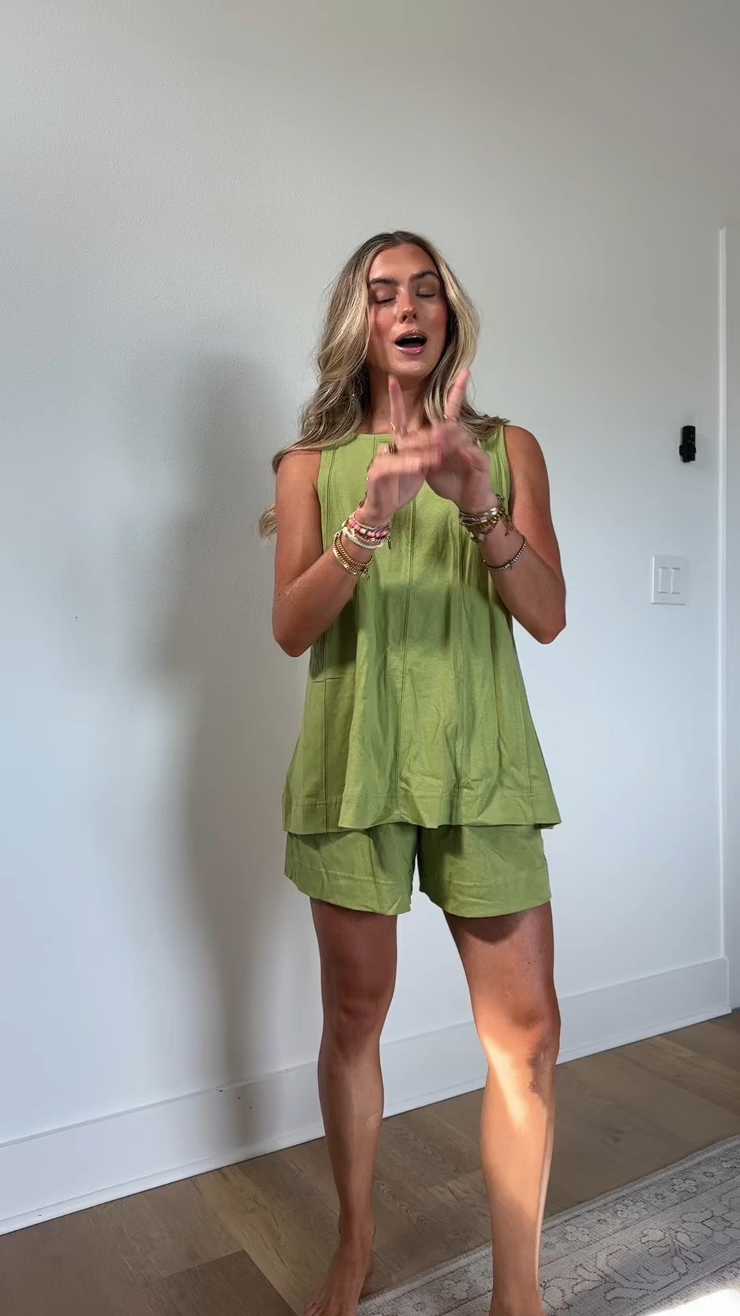 Amazon size small Womens 2 Piece Lounge Set Casual Summer Outfits Sleeveless Tank Top and Elastic Waist Shorts with Pockets

#LTKootd #LTKSaleAlert #LTKSeasonal