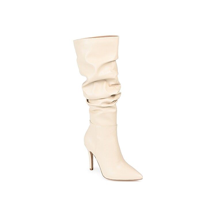 Journee Collection Sarie Extra Wide Calf Boot | Women's | Off White | Size 6 | Boots | Slouch | Stil | DSW