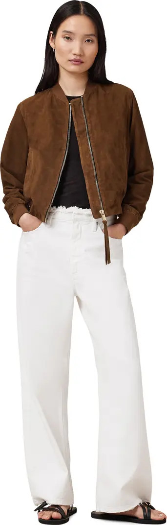 Orten Suede Bomber Jacket | Nordstrom