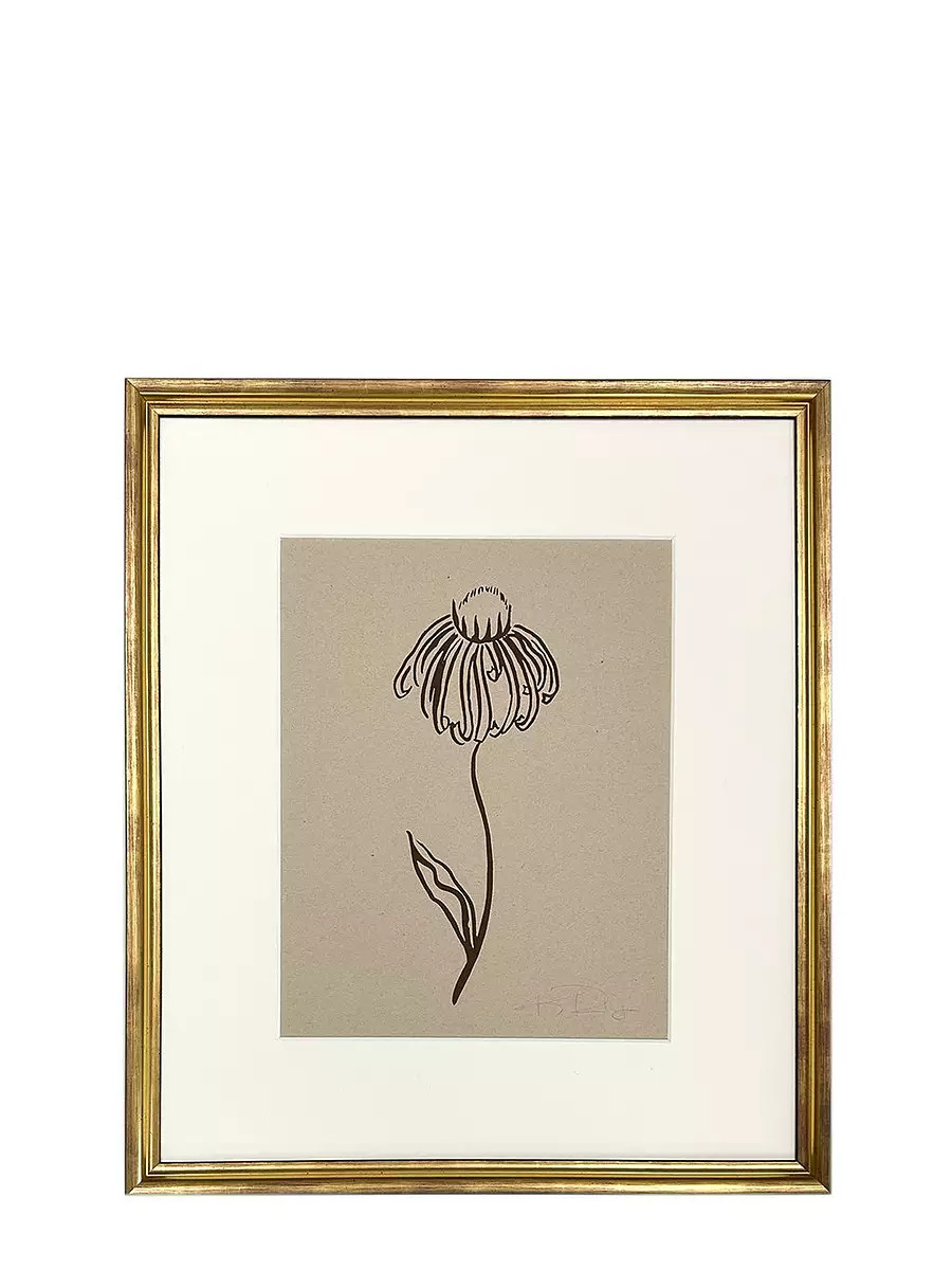 "Botanicals in Sepia No. 6" by Kayce Hughes | Serena and Lily