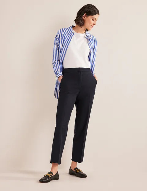 Bi-Stretch Straight Pants | Boden (US)