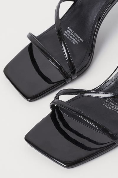 Patent Strappy Sandals | H&M (US + CA)
