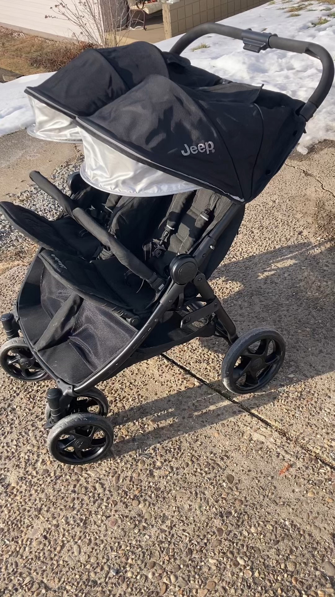 Looking for a double stroller that rides and turns smooth, is super comfortable for your babies, but is less than half the price of bigger brands? I highly recommend the Jeep double stroller

#LTKKids #LTKBaby #LTKBump