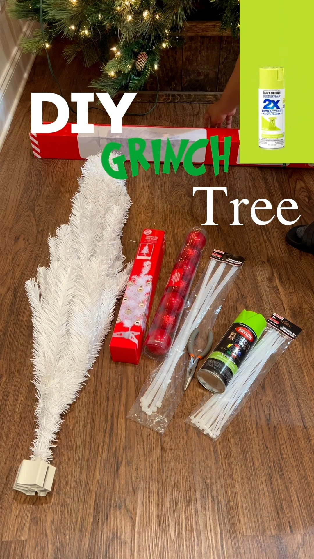 Viral DIY Grinch Tree Hack for less than $20 

#LTKHoliday
