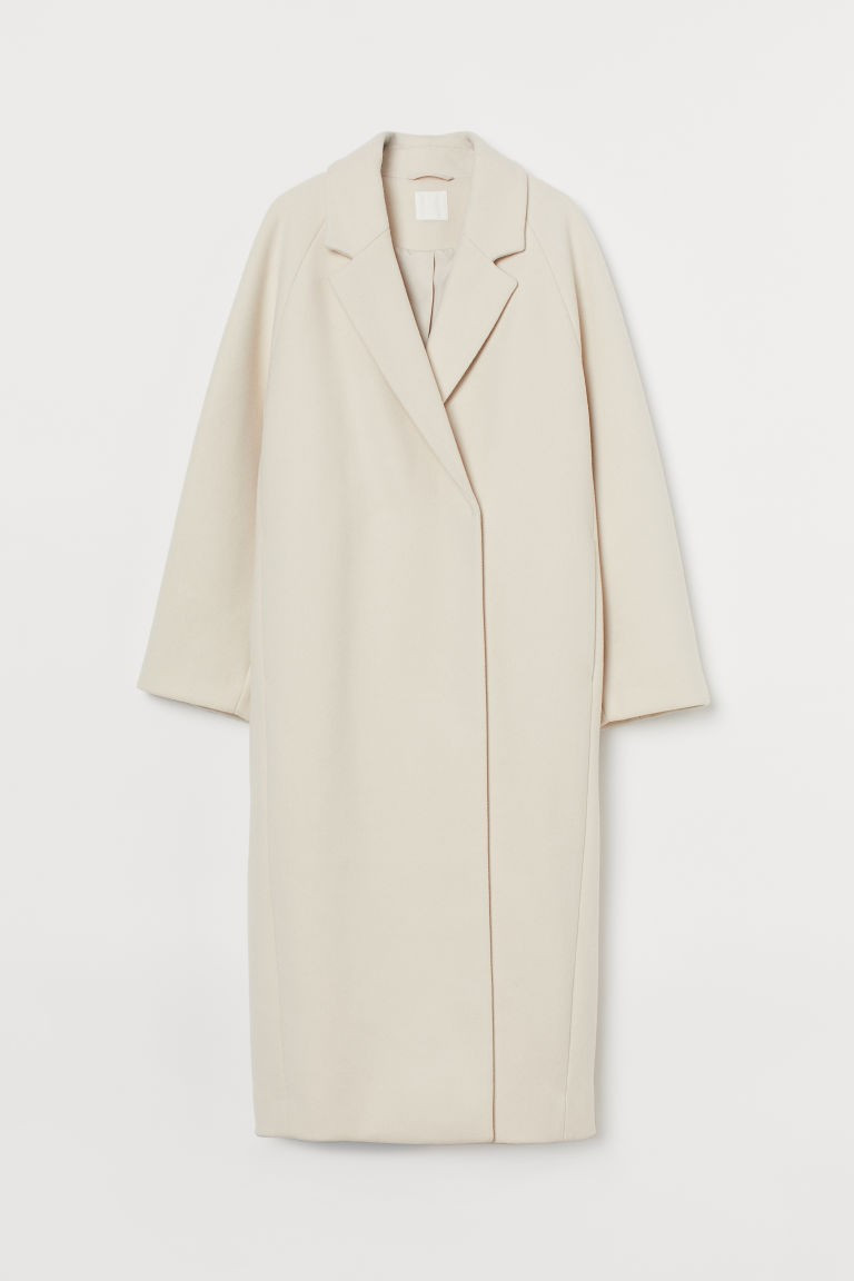 H & M - Calf-length Coat - Beige | H&M (US + CA)
