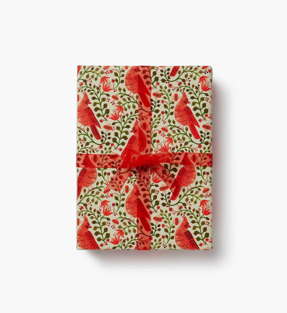 Holiday Wrapping Roll - Cardinals | Rifle Paper Co.