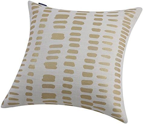 Aitliving Metallic Gold Foil Stamping Print Throw Pillow Cover 1pc Natural Linen Blend AmaZulu Ge... | Amazon (US)