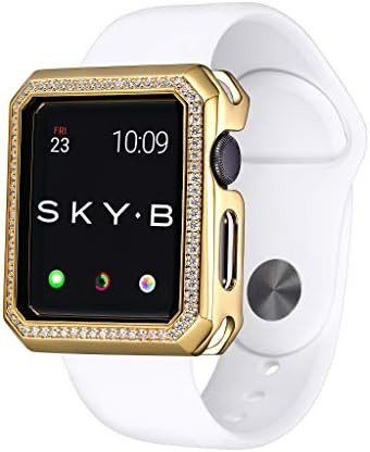 SKYB Deco Halo Yellow Gold Protective Jewelry Case for Apple Watch Series 1, 2, 3, 4, 5 Devices -... | Amazon (US)
