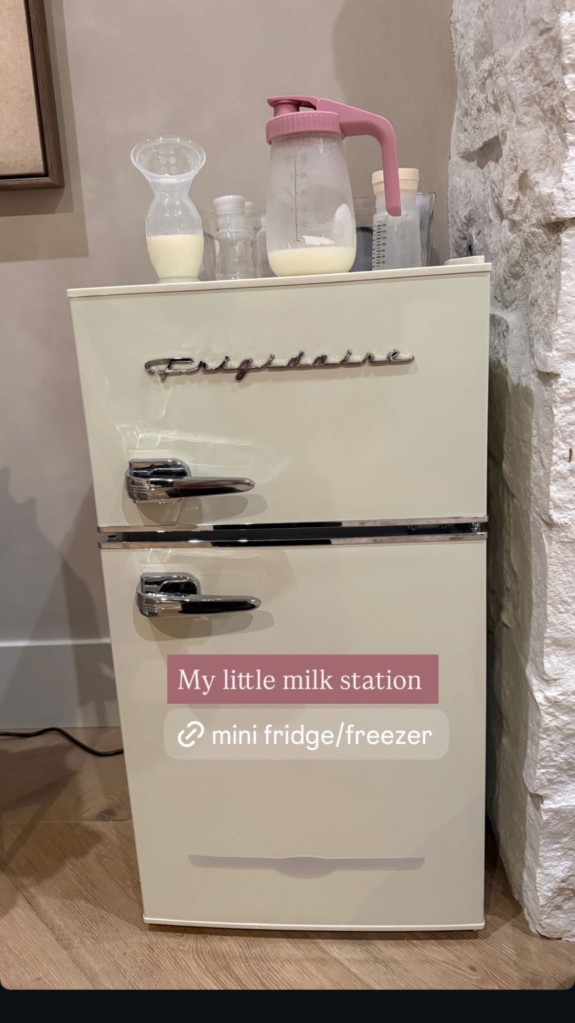Milk Station Fridge!

#LTKBump #LTKGiftGuide #LTKBaby