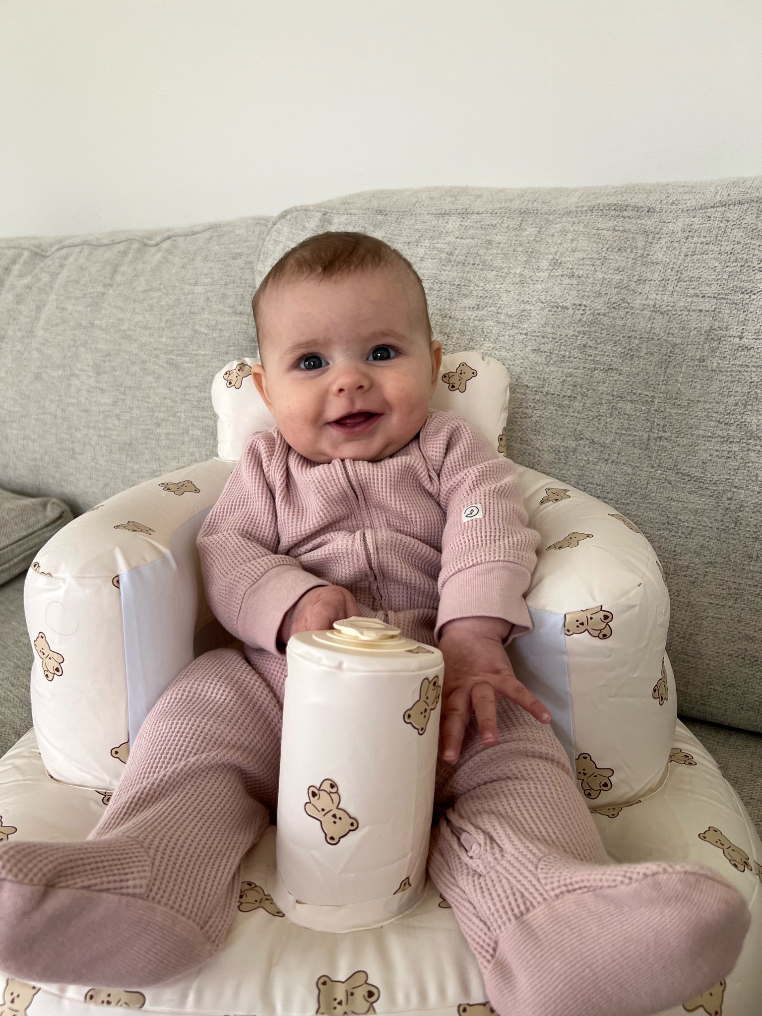 Mommas! This chair is a registry must. When I’m cooking or pumping I can use this to keep baby girl engaged while freeing my hands for a quick moment to get what is needed done. This Inflatable Seat with Suction Cups is great for Babies 3 Months & Up and comes with a Built in Air Pump making it super easy! 
#momhack #baby #registry #babyontheway

#LTKBaby #LTKKids #LTKBump
