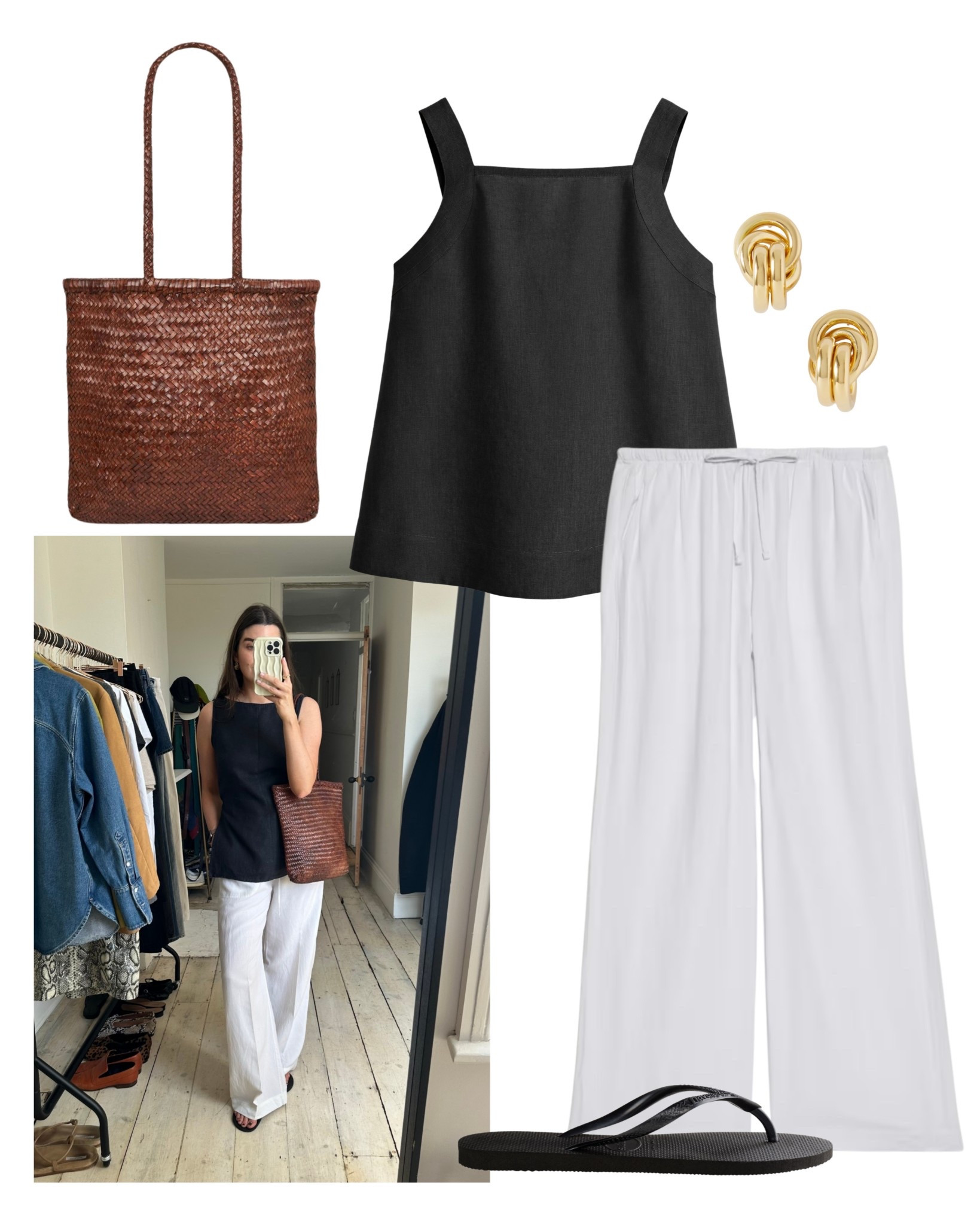 Clean lines and classic tones: boat neck linen top with relaxed linen trousers and a brown woven tote. ideal for WFH days or coffee catch-ups. 

You can find more style content over on my Substack ’The Wardrobe Edit’

#LTKstyletip #LTKsummer