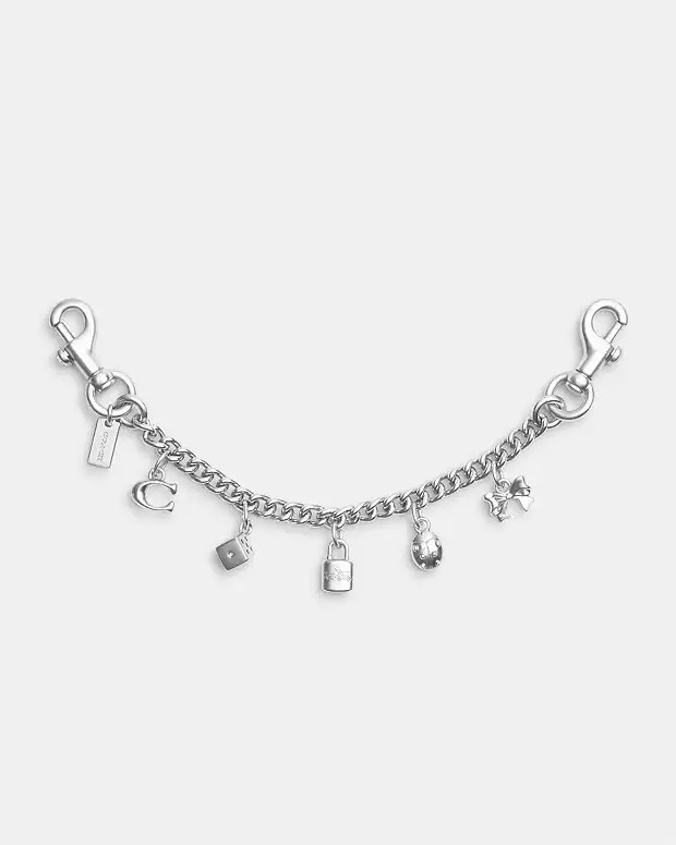 Silver Swagger Chain With Charms | Coach Outlet US