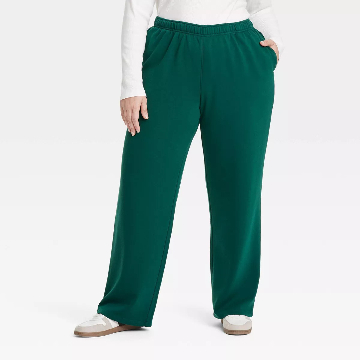 Women's Leisure Studio Mid-Rise Knit Straight Leg Sweatpants - Universal Thread™ | Target