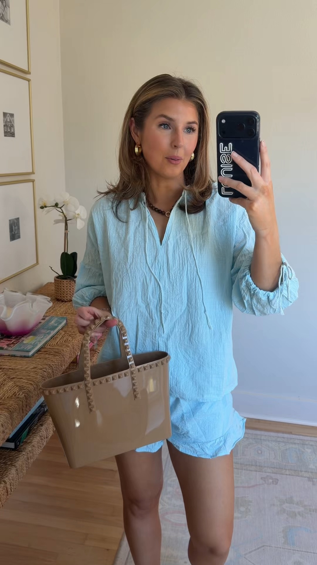 Resort wear outfit idea! Wearing a S in set