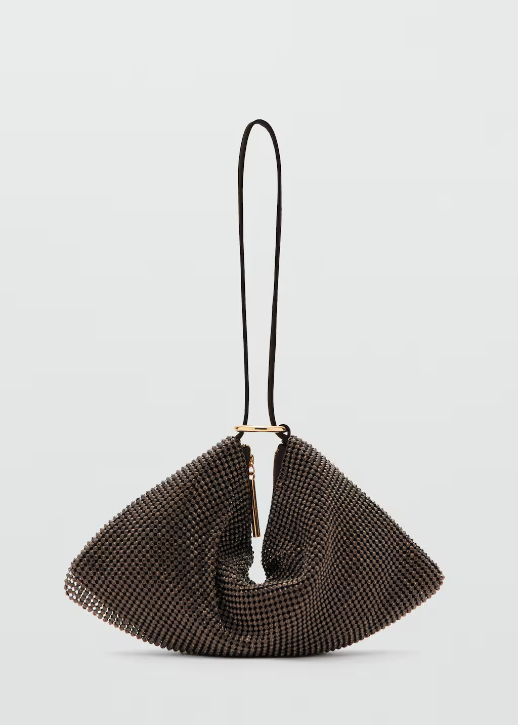 Handbag with rhinestones - Women | MANGO United Kingdom | MANGO (UK)