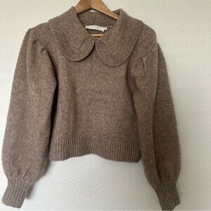 Anthropologie ASTR THE LABEL Dashwood Peter Pan Collar Sweater | Poshmark