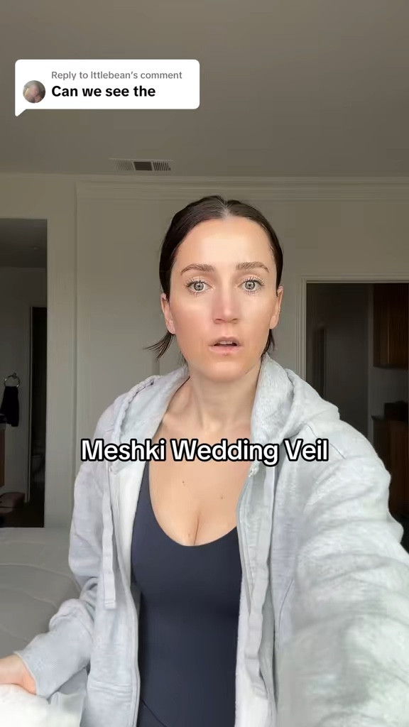 If your dress is this color BUY the meshki veil she’s STUNNING 

#LTKWatchNow #LTKWedding #LTKStyleTip