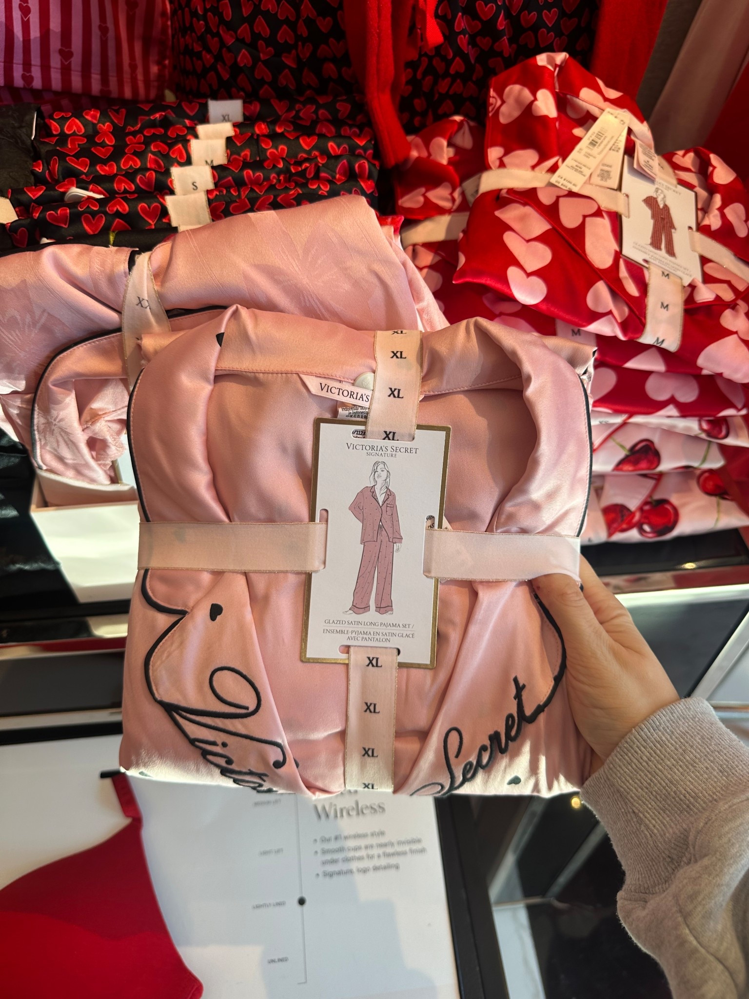 Love these pajamas for Valentine’s Day! This matching satin is a short sleeve top & shorts!! Too cute! Priced at $89 & ranges from sizes XS-XXL!

#LTKMidsize