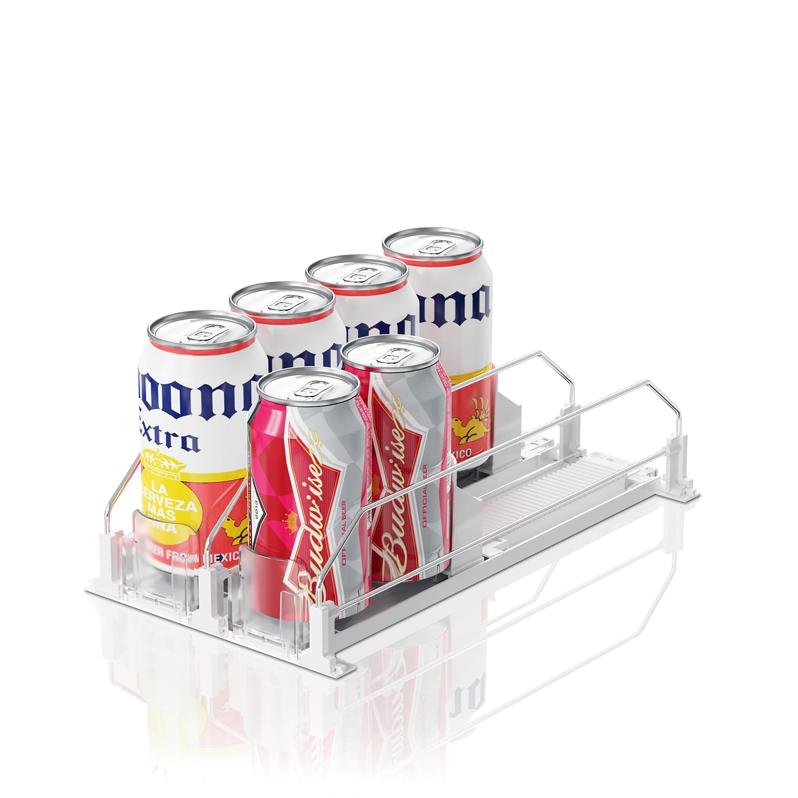 Drink Organizer for Mini Fridge,12oz - Soda Can Dispenser for Refrigerator,Width Adjustable,Autom... | Amazon (US)