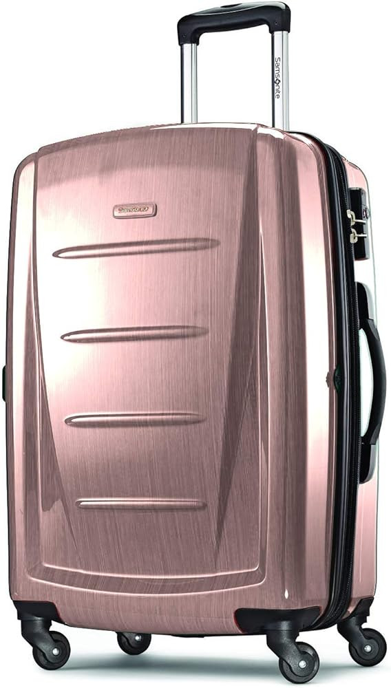 Samsonite Winfield 2 Hardside Expandable Luggage with Spinner Wheels, Artic Pink, Checked-Medium ... | Amazon (US)