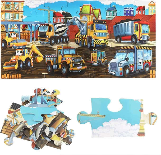 Jumbo Floor Puzzle for Kids, Large Jigsaw Puzzles 35 Piece for Kids Ages 3-5,Preschool Learning &... | Amazon (US)