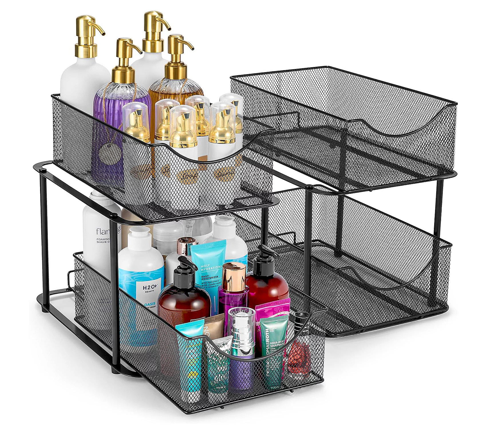 Sorbus 2 Tier Under Sink Organizers and Storage 2 Pack | QVC