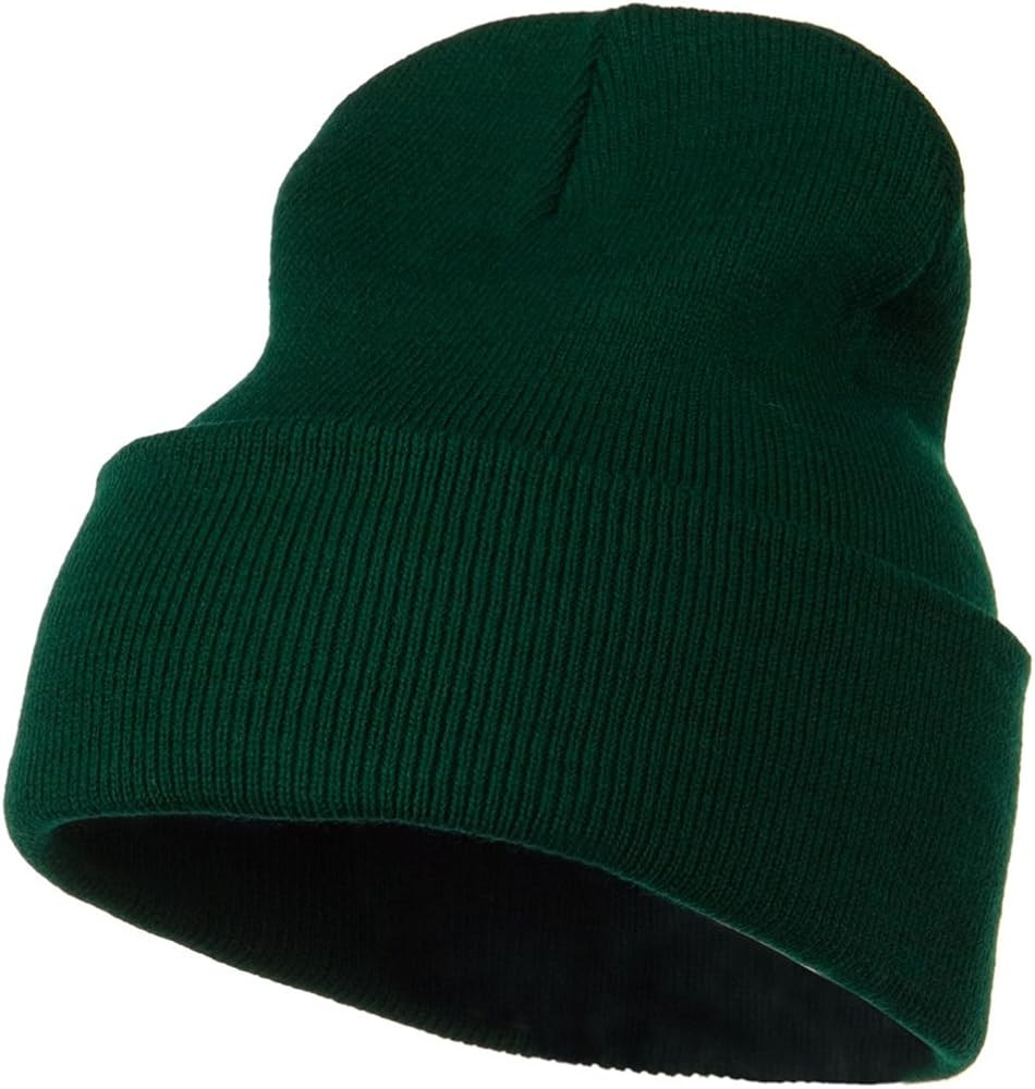 MG 12 Inch Long Knitted Beanie | Amazon (US)