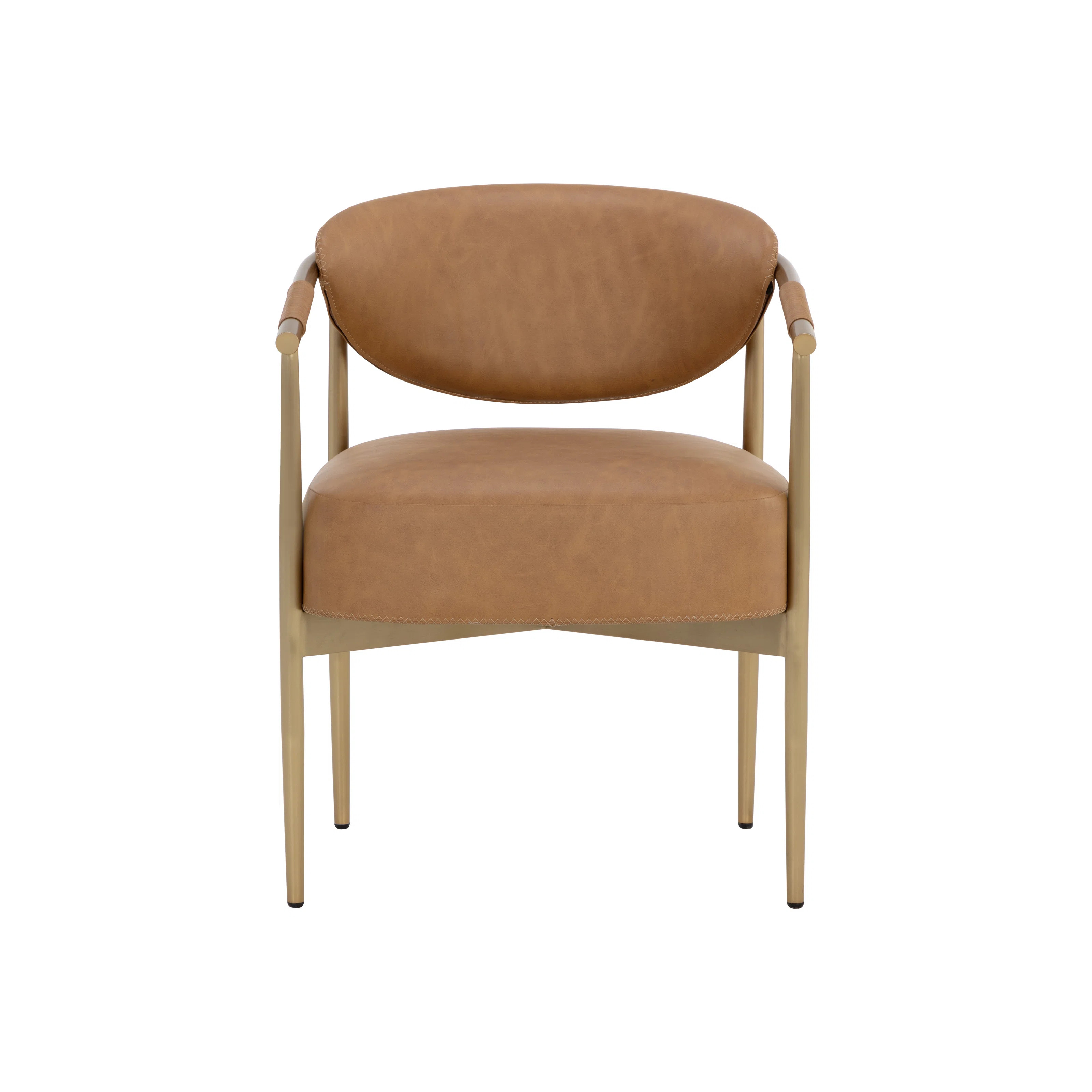 HELOISE DINING ARMCHAIR - MILLIKEN COGNAC | Perigold
