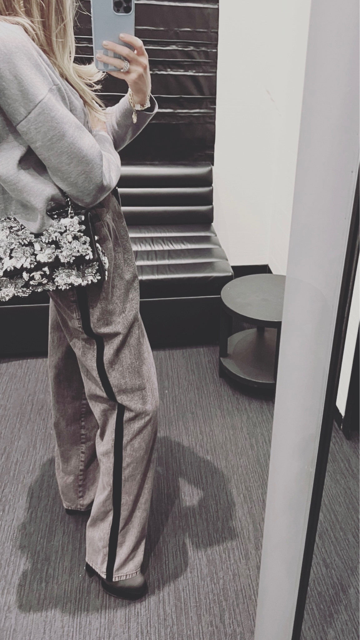 Menswear inspired pants! Chic sweatshirt. Uptown girly aesthetic. New York travel style  

#LTKworkwear #LTKstyletip #LTKtravel