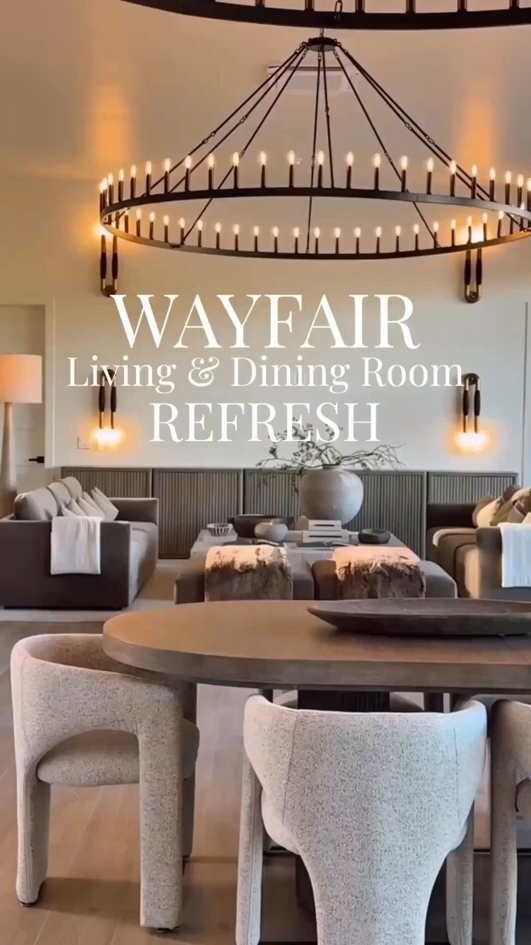 Wayfair is the best! From the rug to the tables, couches, ottomans, and dining pieces, everything works together so effortlessly. Their selection and quality pieces is why I continue to choose them over and over again! This space feels comfortable and elevated.😍

#wayfair #livingroomdecor #diningroomdecor 

#LTKHome