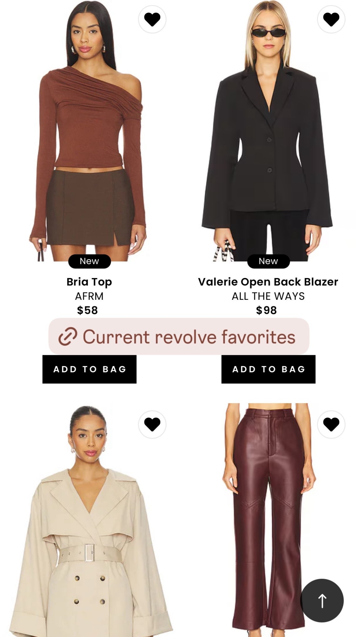 So many fall outfits at Revolve right now. Linking ideas for you! 

#LTKSeasonal #LTKStyleTip #LTKFindsUnder100