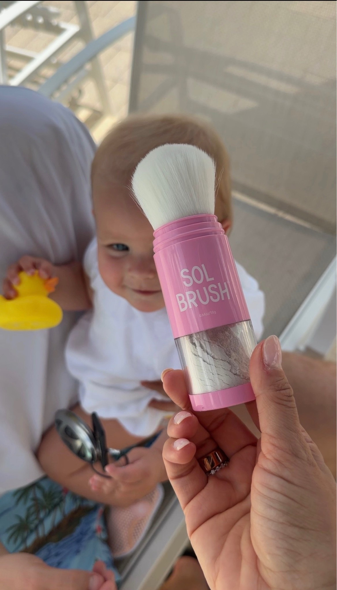 This powder sunscreen has been the best thing ever for our beach trip! On sale for prime day!

#LTKSaleAlert