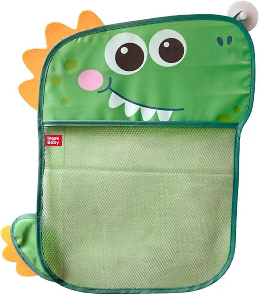 Bathtub Toy Net Holder Organizer Shower Bag For Kids And Toddlers Hanging Mesh Basket With 2 Stro... | Amazon (US)