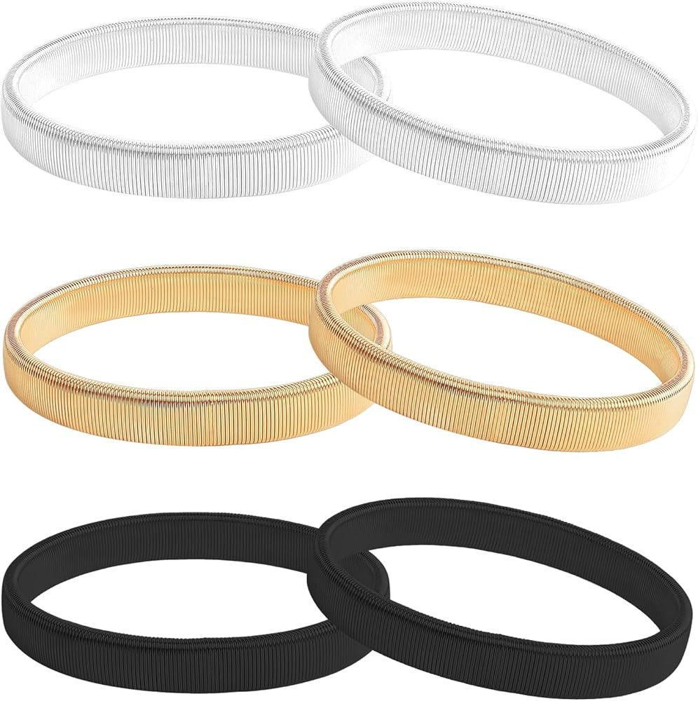 Aomig Shirt Sleeve Holders, 1Pair Anti-slip Metal Shirt Sleeve Holders, Expandable Elastic Shirt ... | Amazon (UK)