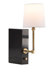 16in Marble Bookshelf Lamp | TJ Maxx