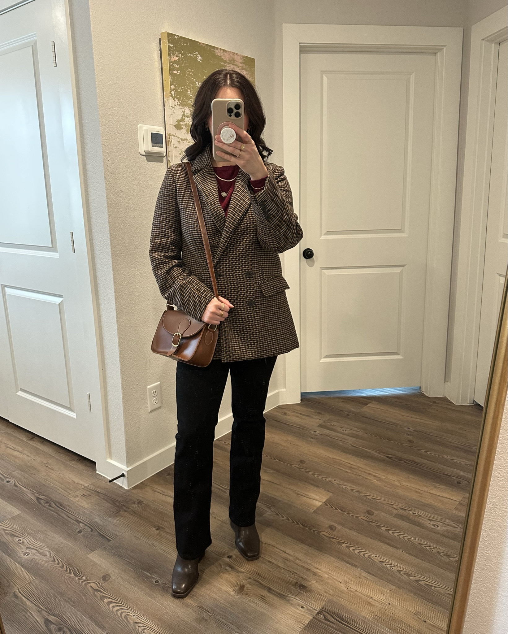 Bachelorette night at a winery in rainy weather and cooler temps. Wasn’t sure what to wear but this came together pretty easy and is now one of my favorite outfits. 

#LTKMidsize #LTKootd